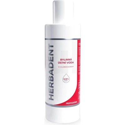 HERBADENT PROFESSIONAL Bylinná ústní voda s chlorhexidinem 240 ml