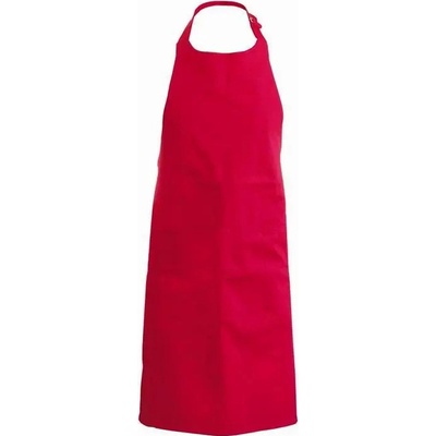 Kariban Zástěra s laclem K885 Red