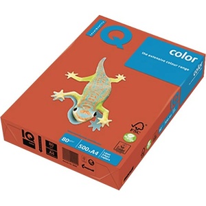 Mondi Цветна копирна хартия IQ Color A/4 80 g интензивно тухленочервено ZR09 500 листа/пакет IQC480/T/ZR09 (IQC480/T/ZR09)