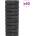 vidaXL Премиум кърпи за гости SOLUND 50 бр антрацит 30x50 см 600 gsm (137155)