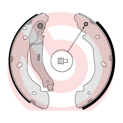Sada brzdových čeľustí BREMBO S 24 538