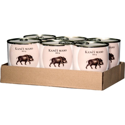 Bohemia Pet Food diviačie mäso vo vlastnej šťave 6 x 800 g