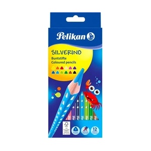 Herlitz Pelikan: Silverino, комплект от 12 цветни молива