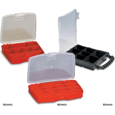 BOLTER Пластмасов органайзер с прегради Bolter - 2/12, 265x155x40 mm (XG54433)