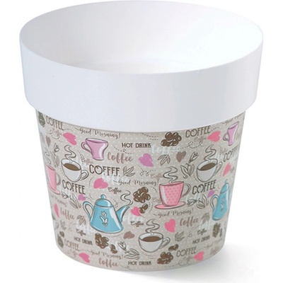 PROSPERPLAST Květináč s potiskem IML 12 cm motiv