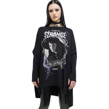 KILLSTAR дамска тениска с дълъг ръкав (туника) KILLSTAR - Beetlejuice - One Big Dark Room - черно - KSRA011991