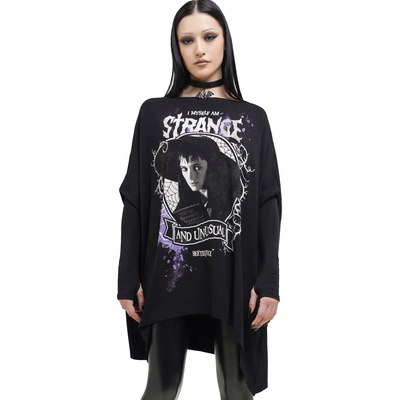 KILLSTAR дамска тениска с дълъг ръкав (туника) KILLSTAR - Beetlejuice - One Big Dark Room - черно - KSRA011991