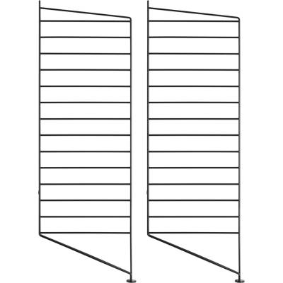 String Podlahový panel 85 x 30 cm, Black, 2 kusy, SF8530-13-2
