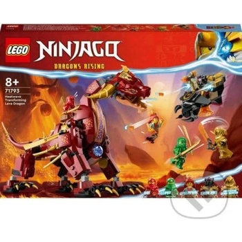 LEGO® NINJAGO® 71793 Lávový drak, který se promění ve vlnu ohně