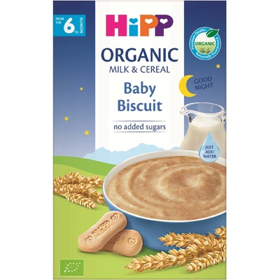 HiPP mliečna na noc Bio s dětskými keksy 250 g