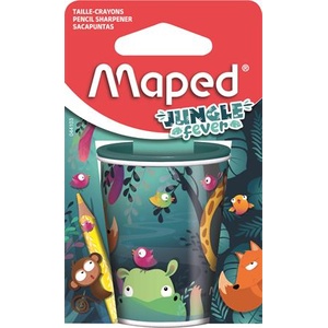 Maped Шлайфмашина, с два отвора, с резервоар, MAPED "Jungle Fever" 044103 (044103)