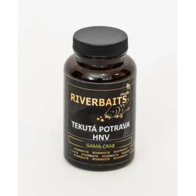 RIVERBAITS Tekutá potrava Gama Crab 250 ml