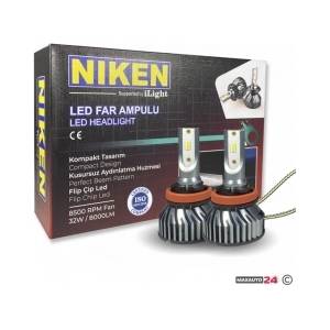 NIKEN Диодни крушки NIken H11 ПРО 2бр/к-т