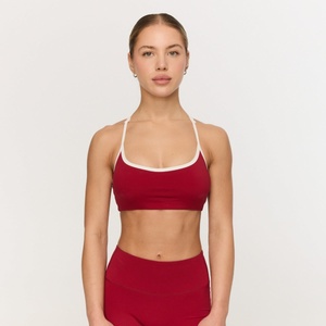 GymBeam Спортен сутиен Varsity Red M