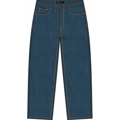 Vans KALHOTY Check-5 Loose Denim KIDS Modrá