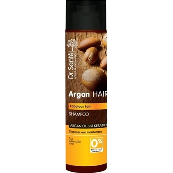 Dr. Santé Argan hydratační šampon pro poškozené vlasy Argan Oil and Keratin Cleanses and Moisturizes 250 ml