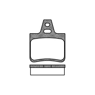 Sada brzdových platničiek kotúčovej brzdy REMSA 0102.10