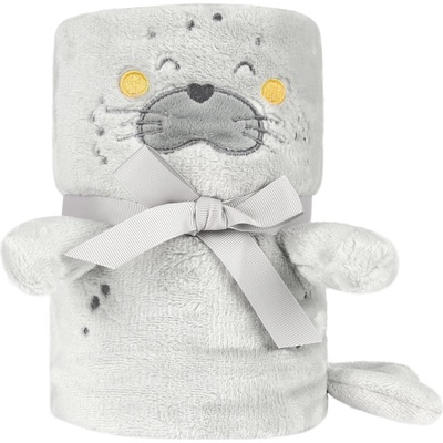 Kikka Boo Бебешко одеяло с 3D бродерия Seally Me (31103020169)