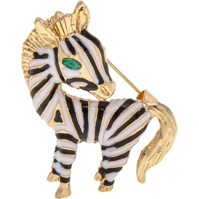 Biju Brož zebra pozlacená 9002051