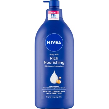 Nivea Body Milk výživné tělové mléko velmi suchá pokožka 625 ml