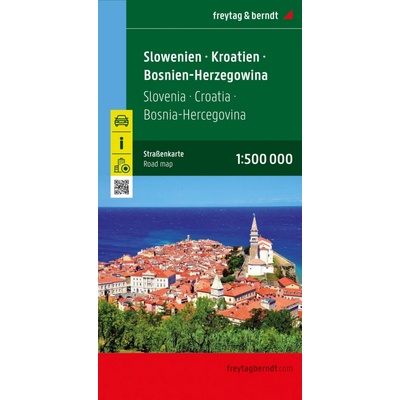 Slovinsko-Chorvatsko-Srbsko-Bosna-Hercegovina-Černá Hora-Makedonie 1:1 000 000 / automapa