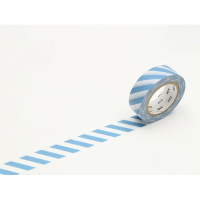 MT masking tape geometrická stripe grayish sky – Zboží Mobilmania