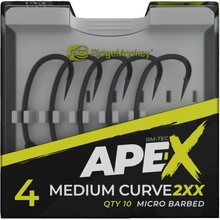 RidgeMonkey Ape-X Medium Curve 2XX Barbed vel.6 10 ks