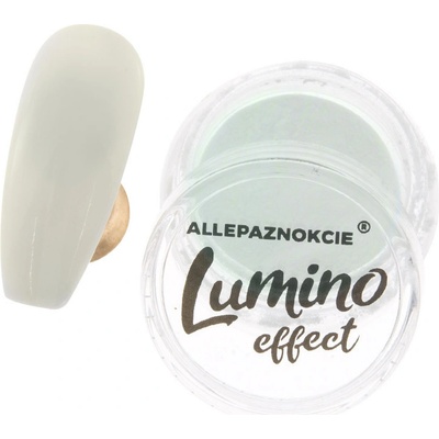 Efekt Lumino prášok na nechty svietiaci v tme 02