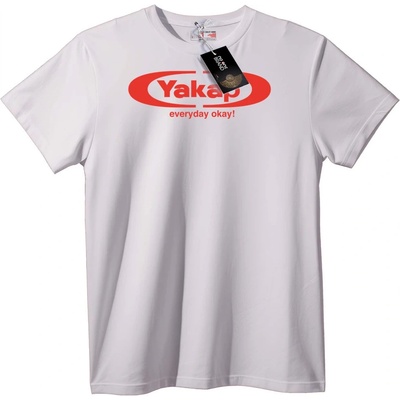 NOONEBRAND Тениска Yakap Всеки Ден Добре - L, White
