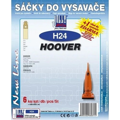 JOLLY H24 Papírové sáčky 6 ks