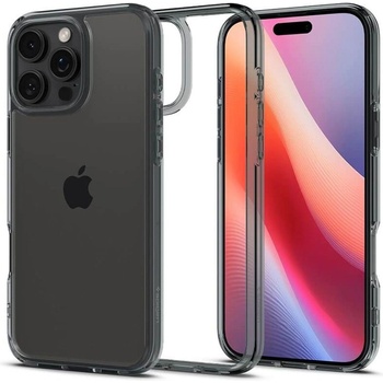 Spigen Противоударен Калъф за iPhone 16 Pro Max, Spigen Ultra Hybrid Case, Сив (ACS07994)