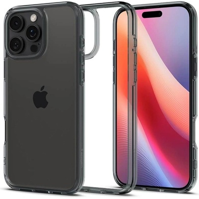 Spigen Противоударен Калъф за iPhone 16 Pro Max, Spigen Ultra Hybrid Case, Сив (ACS07994)