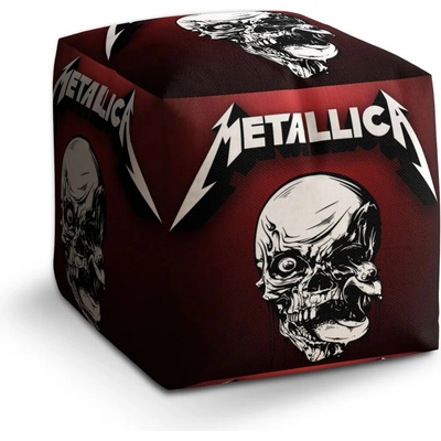 Sablio Taburet cube METALLICA Death metal: 50x50x50 cm