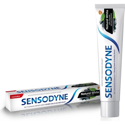 Sensodyne Natural White s aktivním uhlím 75 ml