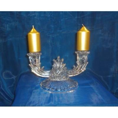 Svícen dvouramenný Bohemia Crystal
