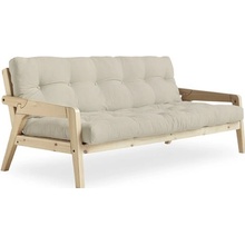 Sofa GRAB by Karup 100*200 cm natural + futon beige 747
