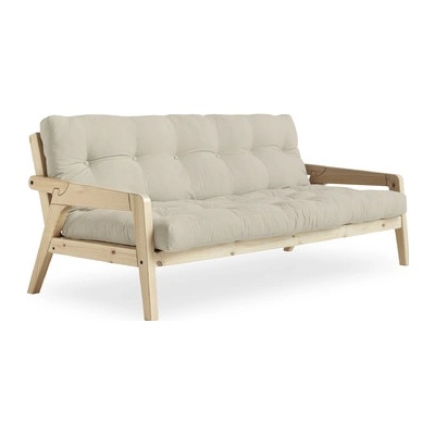 Sofa GRAB by Karup 100*200 cm natural + futon beige 747