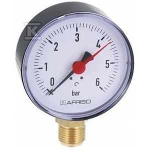 Afriso heating pressure gauge rf 80mm - 63563 - pcmall