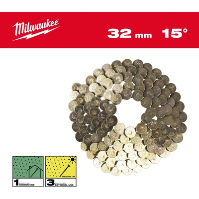MILWAUKEE Hřebíky 15° prstencové 3,05x32 mm /SS/G-2160 4932499318