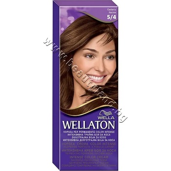 Wella Боя за коса Wellaton Intense Color Cream, 5/4 Chestnut, p/n WE-3000038 - Трайна крем-боя за коса за наситен цвят, кестен (WE-3000038)