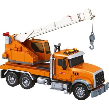 WENYI car - 1: 14 - Товарен камион с кран (със звук, светлини)