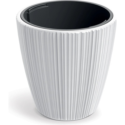 Prosperplast Kvetináč ORO s vkladom 19,9 cm biela
