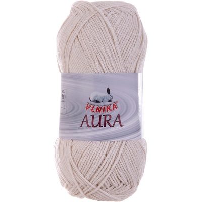 VLNIKA Příze Aura 100 g - 900 bílá