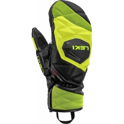 Leki WCR Venom 3D Junior Mitt detské lyžiarske palčiaky black/ice lemon