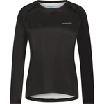 Shimano Дамска фланелка с дълъг ръкав за колоездене Shimano Women's Saiko Long Sleeve Jersey Cycling jersey - Black (156-2764-0111)