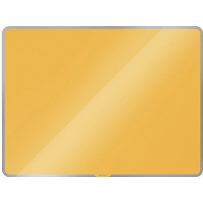 LEITZ Magnetická sklenená tabuľa, 80x60 cm,"Cosy", matná žltá