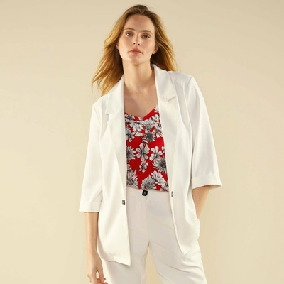 Splývavý blejzr se 3/4 rukávy režná – Hledejceny.cz