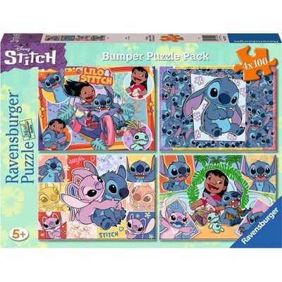 RAVENSBURGER Lilo a Stitch 4x100 dílků