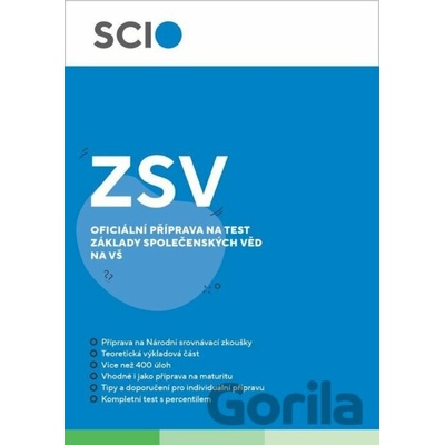 Cvičebnice ZSV - Oficiální příprava na test Základy společenských věd na VŠ