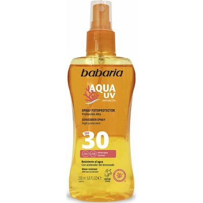 Babaria Sun Aqua UV opaľovací spray SPF30 200 ml